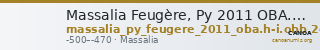 Massalia Feugère, Py 2011 OBA.H-I, OBB.24 — CANOA