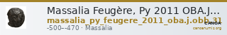 Massalia Feugère, Py 2011 OBA.J, OBB.31 — CANOA