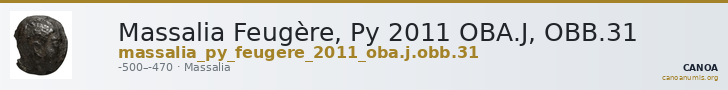 Massalia Feugère, Py 2011 OBA.J, OBB.31 — CANOA