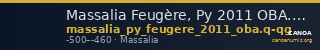 Massalia Feugère, Py 2011 OBA.Q-Qg — CANOA