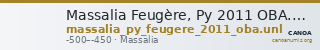 Massalia Feugère, Py 2011 OBA.Unl — CANOA