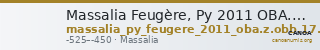 Massalia Feugère, Py 2011 OBA.Z, OBB.17, OBE.3 — CANOA