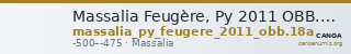 Massalia Feugère, Py 2011 OBB.18A — CANOA