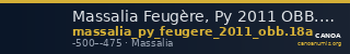 Massalia Feugère, Py 2011 OBB.18A — CANOA