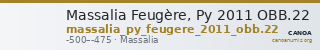 Massalia Feugère, Py 2011 OBB.22 — CANOA