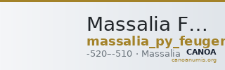 Massalia Feugère, Py 2011 OBB.29 — CANOA