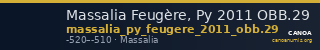 Massalia Feugère, Py 2011 OBB.29 — CANOA