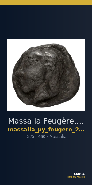 Massalia Feugère, Py 2011 OBB.4-6, OBB.26, OBE.4a-5b — CANOA