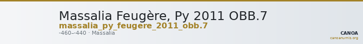 Massalia Feugère, Py 2011 OBB.7 — CANOA