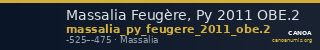 Massalia Feugère, Py 2011 OBE.2 — CANOA
