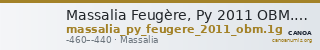 Massalia Feugère, Py 2011 OBM.1g — CANOA