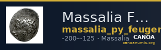 Massalia Feugère, Py 2011 OBM.9a-c — CANOA