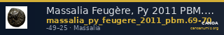 Massalia Feugère, Py 2011 PBM.69-70 — CANOA