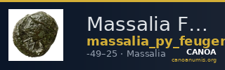 Massalia Feugère, Py 2011 PBM.71 — CANOA