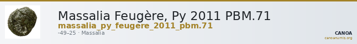 Massalia Feugère, Py 2011 PBM.71 — CANOA