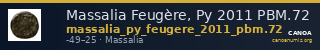 Massalia Feugère, Py 2011 PBM.72 — CANOA