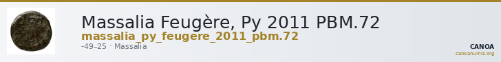 Massalia Feugère, Py 2011 PBM.72 — CANOA