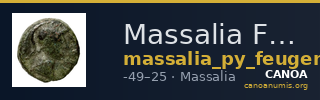 Massalia Feugère, Py 2011 PBM.73 — CANOA