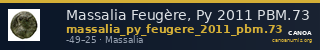 Massalia Feugère, Py 2011 PBM.73 — CANOA