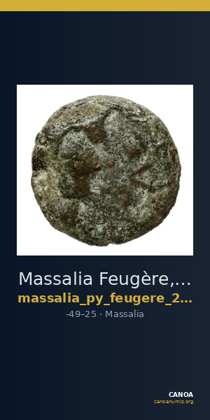 Massalia Feugère, Py 2011 PBM.74-6 — CANOA