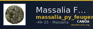 Massalia Feugère, Py 2011 PBM.74-6 — CANOA