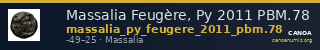Massalia Feugère, Py 2011 PBM.78 — CANOA