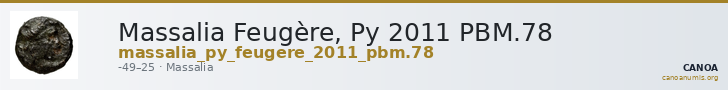Massalia Feugère, Py 2011 PBM.78 — CANOA