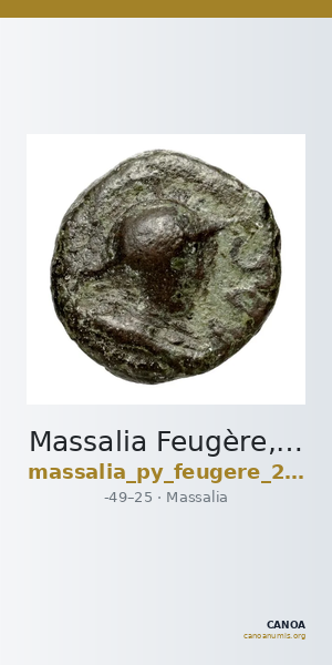 Massalia Feugère, Py 2011 PBM.79-82 — CANOA