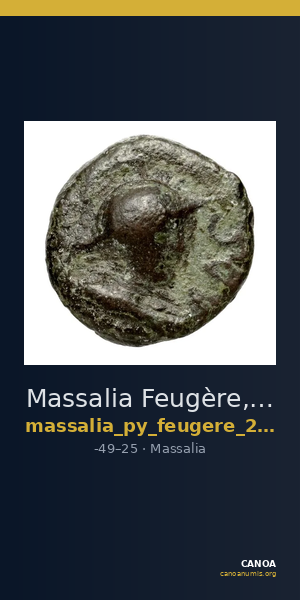 Massalia Feugère, Py 2011 PBM.79-82 — CANOA