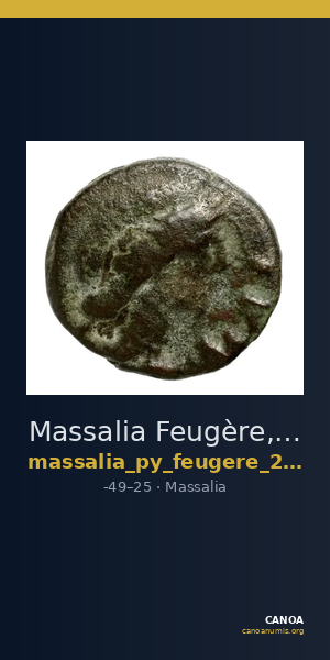 Massalia Feugère, Py 2011 PBM.83-4 — CANOA