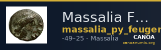 Massalia Feugère, Py 2011 PBM.83-4 — CANOA