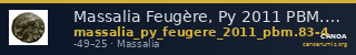 Massalia Feugère, Py 2011 PBM.83-4 — CANOA