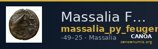 Massalia Feugère, Py 2011 PBM.85 — CANOA