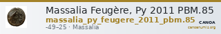 Massalia Feugère, Py 2011 PBM.85 — CANOA