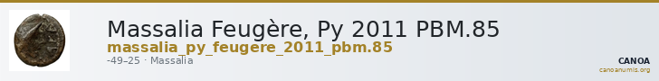 Massalia Feugère, Py 2011 PBM.85 — CANOA