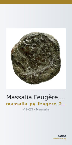 Massalia Feugère, Py 2011 PBM.86 — CANOA