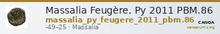 Massalia Feugère, Py 2011 PBM.86 — CANOA