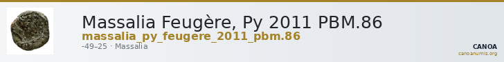 Massalia Feugère, Py 2011 PBM.86 — CANOA