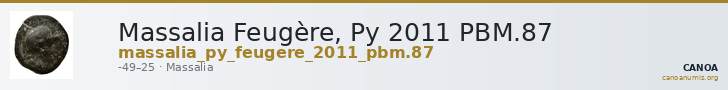 Massalia Feugère, Py 2011 PBM.87 — CANOA
