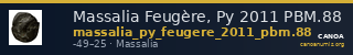 Massalia Feugère, Py 2011 PBM.88 — CANOA