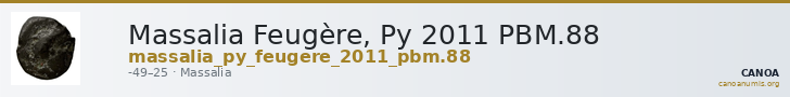 Massalia Feugère, Py 2011 PBM.88 — CANOA
