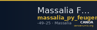 Massalia Feugère, Py 2011 PBM.89 — CANOA