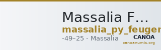 Massalia Feugère, Py 2011 PBM.90 — CANOA