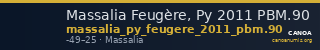 Massalia Feugère, Py 2011 PBM.90 — CANOA