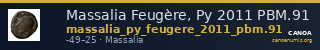 Massalia Feugère, Py 2011 PBM.91 — CANOA