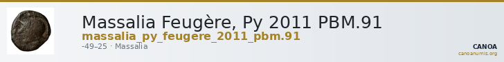 Massalia Feugère, Py 2011 PBM.91 — CANOA