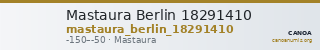 Mastaura Berlin 18291410 — CANOA