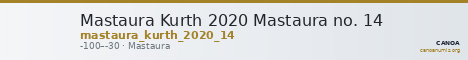 Mastaura Kurth 2020 Mastaura no. 14 — CANOA