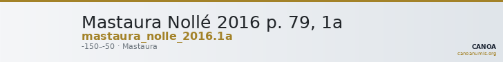 Mastaura Nollé 2016 p. 79, 1a — CANOA
