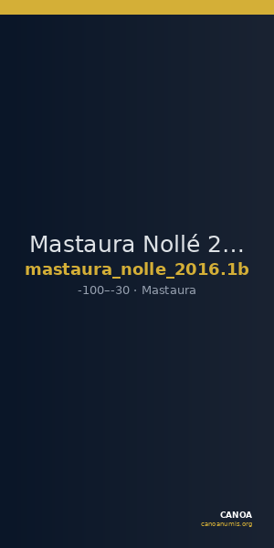 Mastaura Nollé 2016 p. 79, 1b — CANOA